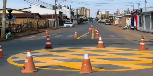 Prefeitura transforma cruzamento perigoso em local mais seguro e organizado