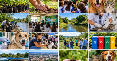 Meio ambiente: avanços na arborização, causa animal e sustentabilidade